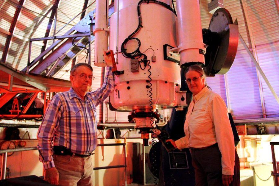 Amy Phelps/ Arizona Daily Wildcat

George Rieke and Marcia Rieke, astronomy professors, work on developing the Webb telescope for NASA. The government shut down has effected the projects schedule, research, and funds.