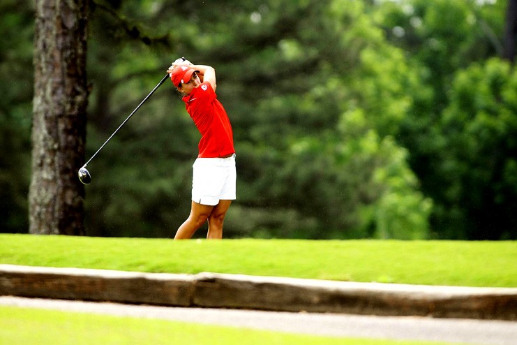 21 May 2013: The Trojans of USC and the Spartans of San Jose State lead the field (-4) after the first day of the NCAA Division I Womens Golf Championship at University of Georgia Golf Course in Athens, Georgia. 