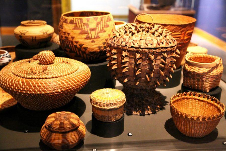 Shane+Bekian+%2F+The+Daily+Wildcat%0A%0AAncient+Native+American+baskets+on+display+at+the+Basketry+Treasured+Exhibit+at+Arizona+State+Museum+on+Monday.+These+baskets+date+back+500+years+to+the+pre-Columbian+era.+