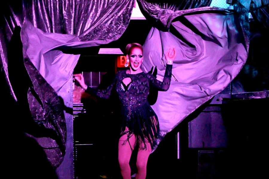 	William Gerald, more commonly known as Janee Starr, performs during his final solo performance in IBT’s Saturday Night Starlets drag show. IBT’s, Tucson’s most popular gay bar, hosts the drag queen runway show every Saturday evening at 9 p.m.