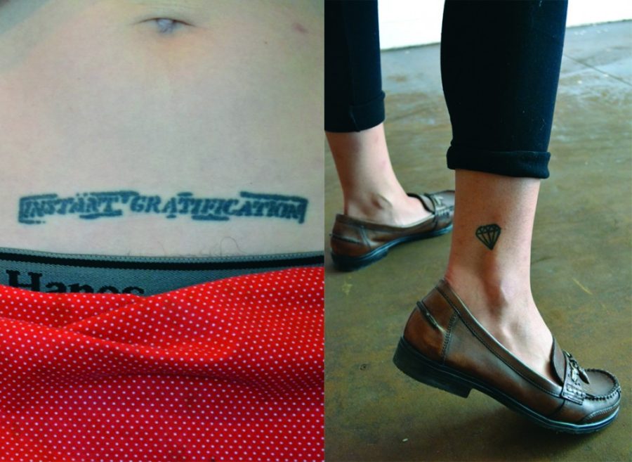 	Sienna Mackey (right) and Michelle Closs (left) show off their tattoos for this special installment of Who, What, Wear.
