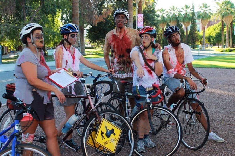 	“Climb of the Undead” is a charity event where participants go through various obstacle courses dressed as zombies. The proceeds raised go toward the Bicycle Inter-Community Art & Salvage organization.  