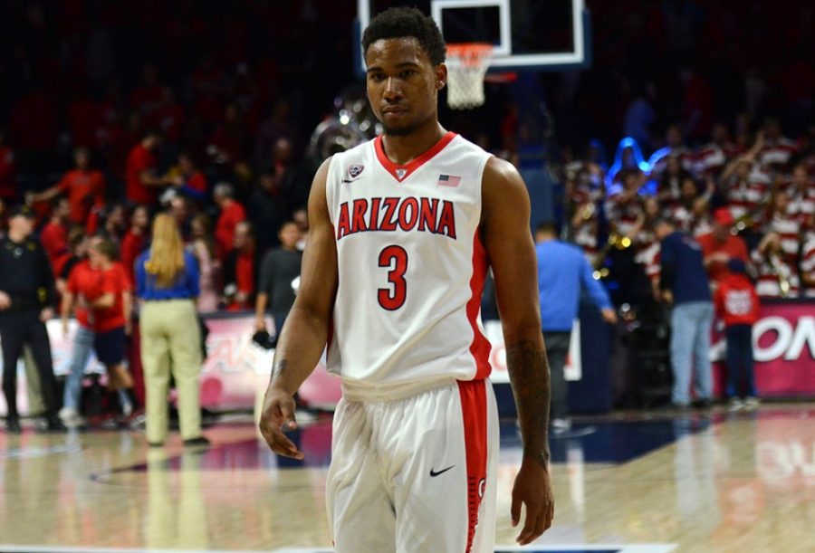 <p>Craig Victor walks off the court after playing his last game as an Arizona forward against ASU, winning 80-62, at McKale Center on Jan. 4. </p>