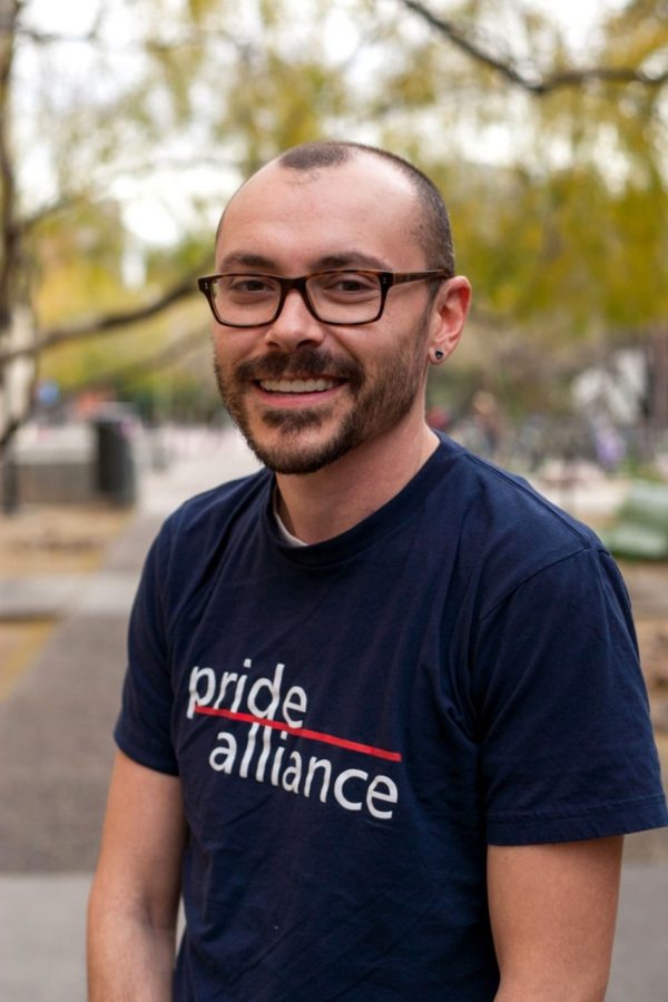 Courtesy of UA Pride AllianceGreg Daniels, the codirector of ASUA Pride Alliance, will be leading Real Talk on the fourth floor of the Student Union Memorial Center today. The talk is meant to be an informal discussion about men who have sex with other men.