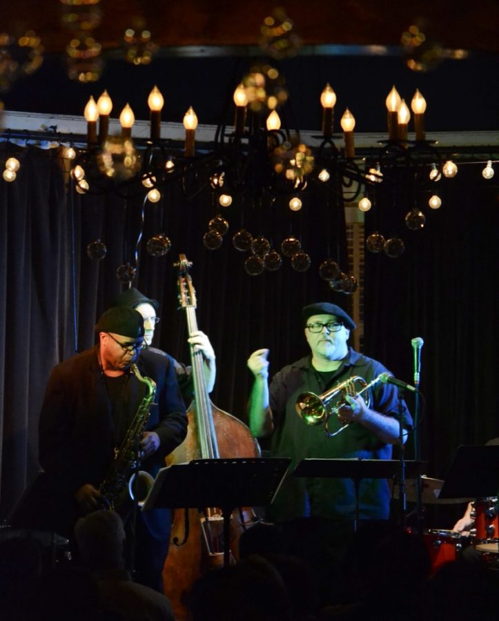 Members of the Dmitri Matheny jazz ensemble play a set titled Jazz Noir at Hotel Congress during the Tucson Jazz Festival on Jan. 18.