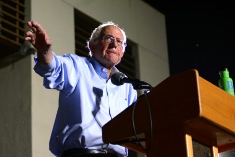 2016 presidential candidate Bernie Sanders held a rally at the Reid Park DeMeester Outdoor Performance Center on Friday, Oct. 9. According to Michael Briggs, a Sanders campaign official, 13,000 people attended the event.