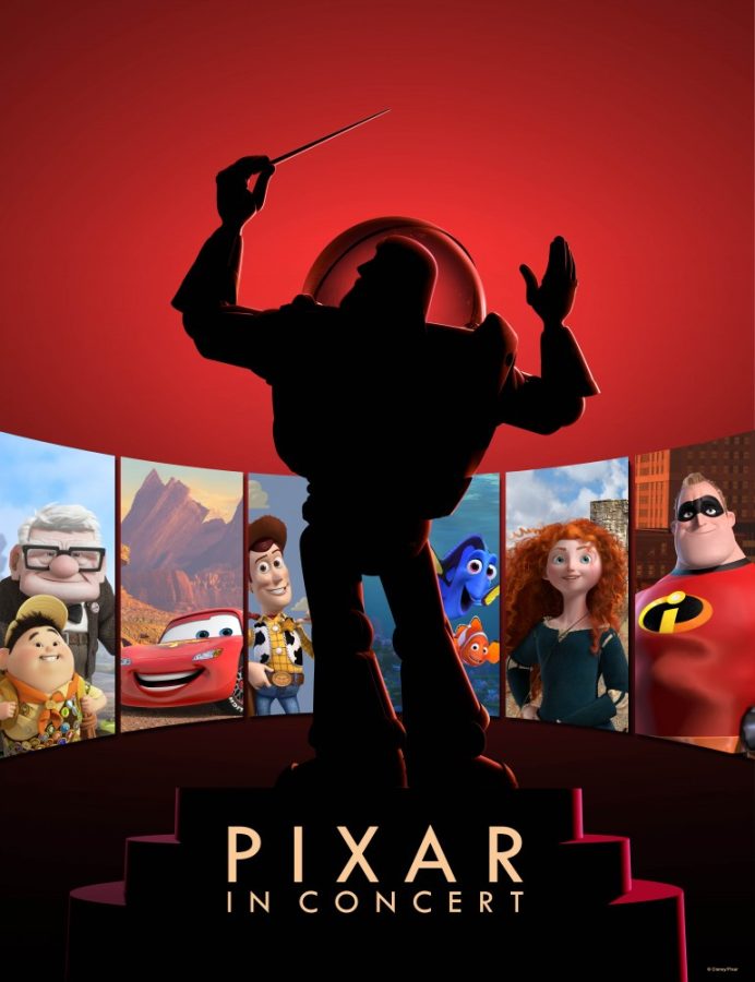 Official poster for Pixar Symphony.