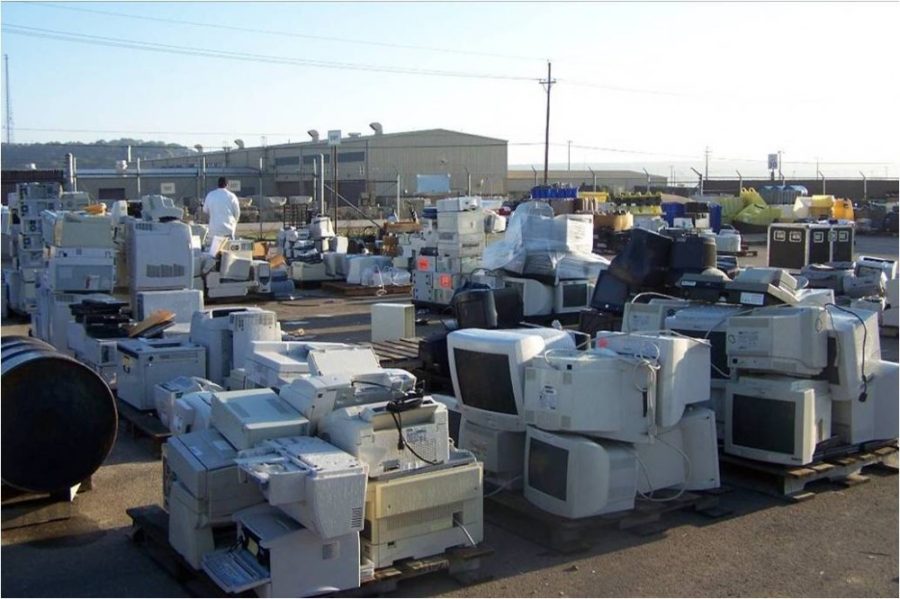 A tech recycling center in Fort Hood, which helps the community with an avenue to recycle electronic waste and helps establish a program to accept personal electronics. The electronic recycling program eliminated more than 130,485 pounds of electronic waste from entering the landfill in 2008 and 2009.