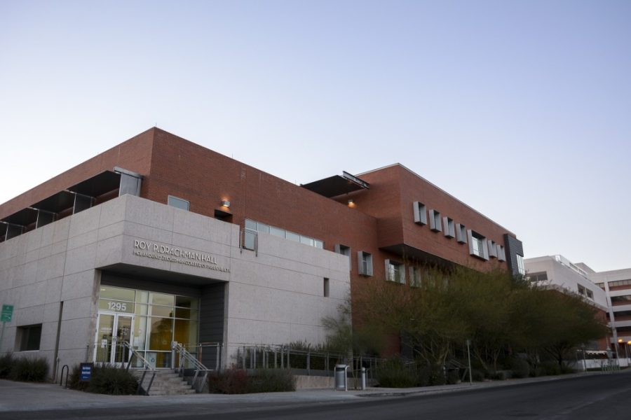 The Mel and Enid Zuckerman College of Public Health houses the Global Health Institute. The college is located in Roy P. Drachman Hall at 1295 N. Martin Ave.