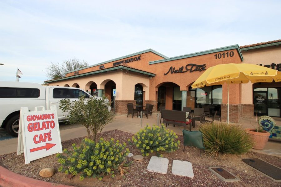 Giovannis Gelato Cafe, located on Oracle Road in Oro Valley, Arizona, on Tuesday, March 2. Giovannis opened last semester at its Oro Valley location and prides itself on having authentic gelato from Italy.