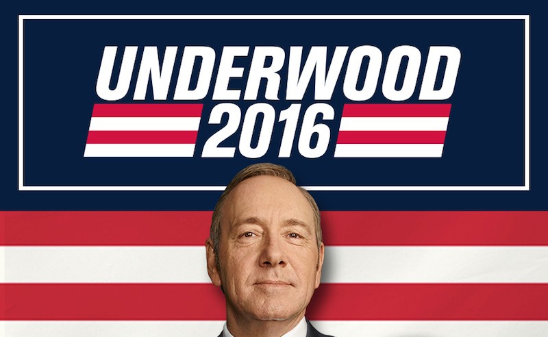 Official promotional poster for House of Cards, season four, released today on Netflix.