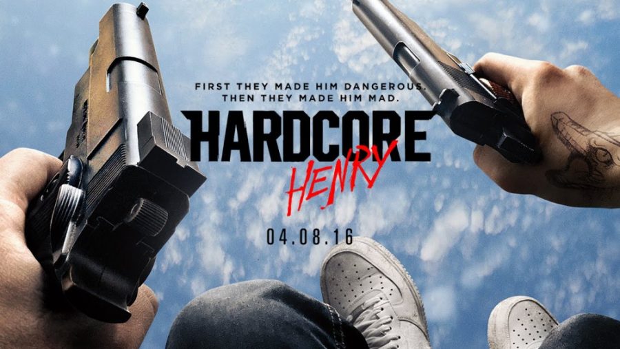 Promotional poster for Hardcore Henry released to theatres April 8. The POV action flick relies heavily on violence to distract from its lackluster plot.
