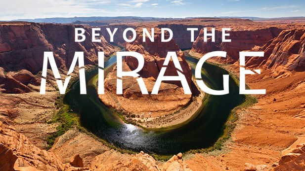 Promotional poster for Beyond the Mirage.