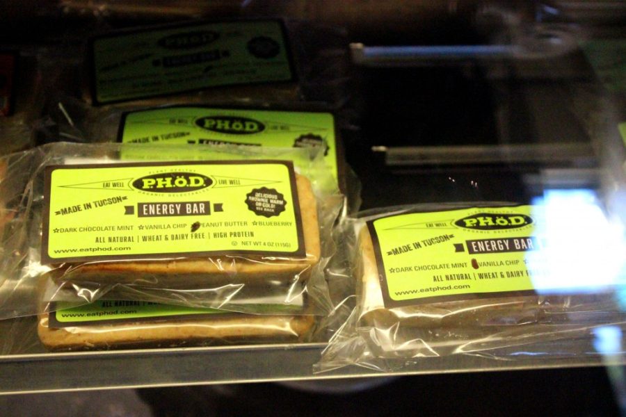 PHÖD Bakery energy bars for sale at Scented Leaf on Sunday, Sept.18. 