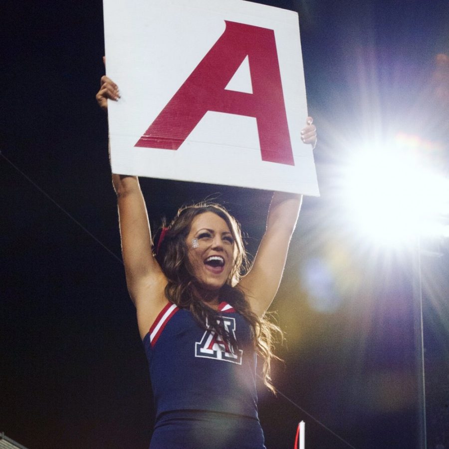 (Courtesy Raquel Rodriguez) Raquel Rodriguez is a junior at Arizona and captain of the cheerleading team.