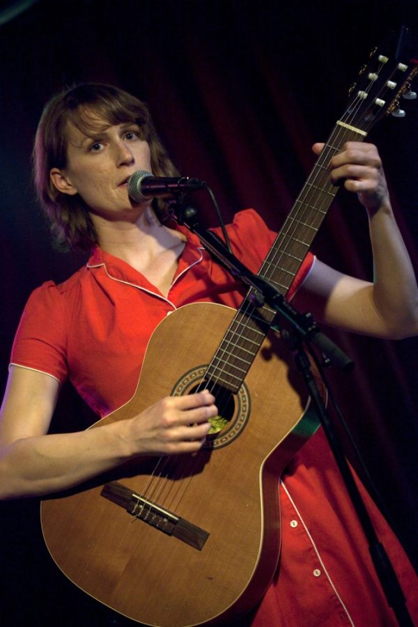 Laura Gibson performs in Barcelona, Spain on April 27, 2010.
