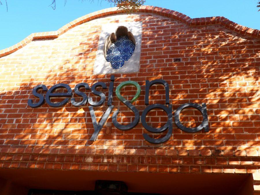 The exterior of Session Yoga on Saturday, Nov. 12. 