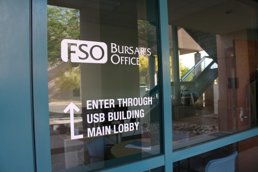 The University of Arizona Bursar’s Office, located in the University Services Building, is responsible for student payments and billing, among other aspects of college finances.