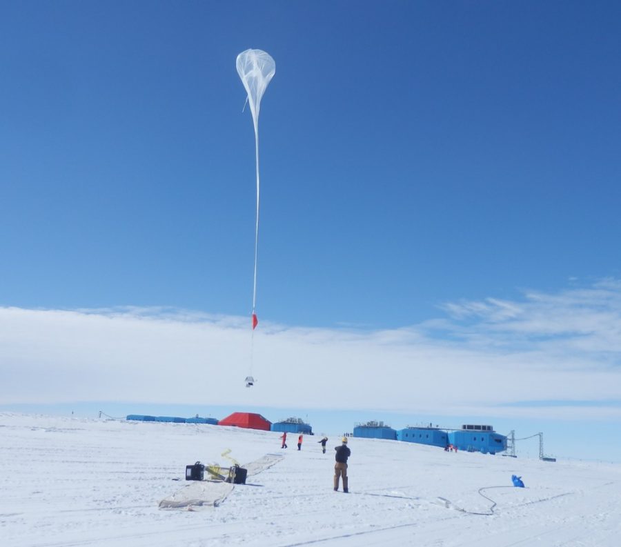 Liftoff!  A balloon begins to rise over the brand new Halley VI Research Station, which had its grand opening in February 2013.


Credit: NASA

---

In Antarctica in January, 2013 – the summer at the South Pole – scientists launched 20 balloons up into the air to study an enduring mystery of space weather: when the giant radiation belts surrounding Earth lose material, where do the extra particles actually go? The mission is called BARREL (Balloon Array for Radiation belt Relativistic Electron Losses) and it is led by physicist Robyn Millan of Dartmouth College in Hanover, NH. Millan provided photographs from the team’s time in Antarctica. 

The team launched a balloon every day or two into the circumpolar winds that circulate around the pole. Each balloon floated for anywhere from 3 to 40 days, measuring X-rays produced by fast-moving electrons high up in the atmosphere. BARREL works hand in hand with another NASA mission called the Van Allen Probes, which travels through the Van Allen radiation belts surrounding Earth. The belts wax and wane over time in response to incoming energy and material from the sun, sometimes intensifying the radiation through which satellites must travel. Scientists wish to understand this process better, and even provide forecasts of this space weather, in order to protect our spacecraft. 

As the Van Allen Probes were observing what was happening in the belts, BARREL tracked electrons that precipitated out of the belts and hurtled down Earth’s magnetic field lines toward the poles. By comparing data, scientists will be able to track how what’s happening in the belts correlates to the loss of particles – information that can help us understand this mysterious, dynamic region that can impact spacecraft. 

Having launched balloons in early 2013, the team is back at home building the next set of payloads. They will launch 20 more balloons in 2014. 


NASA image use policy.

NASA Goddard Space Flight Center enables NASA’s mission through four scientific endeavors: Earth Science, Heliophysics, Solar System Exploration, and Astrophysics. Goddard plays a leading role in NASA’s accomplishments by contributing compelling scientific knowledge to advance the Agency’s mission.

Follow us on Twitter

Like us on Facebook

Find us on Instagram