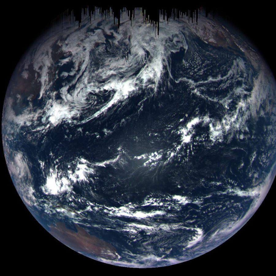 A color composite image of Earth taken on Sept. 22 by the MapCam camera on NASA’s OSIRIS-REx spacecraft. This image was taken just hours after the spacecraft completed its Earth Gravity Assist at a range of approximately 106,000 miles.