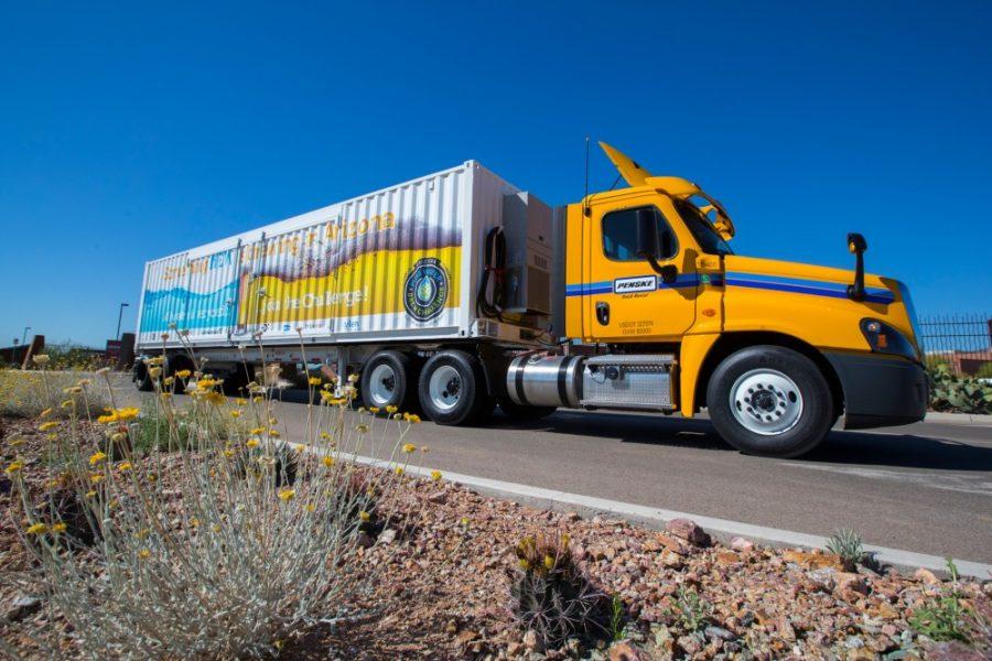 The+Pure+H20+truck+from+the+WEST+Center.+The+truck+travels+around+Arizona%2C+demonstrating+how+waste+water+can+be+purified+and+turned+into+safe%2C+potable+water.