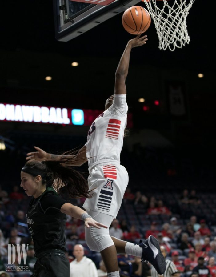 The Arizona Wildcats played hard and fast, and finished off the Eastern New Mexico Greyhounds with a final score of 69-50. Arizona Senior Guard JaLea Bennet finished with a double double of 35 points and 10 rebounds. 
