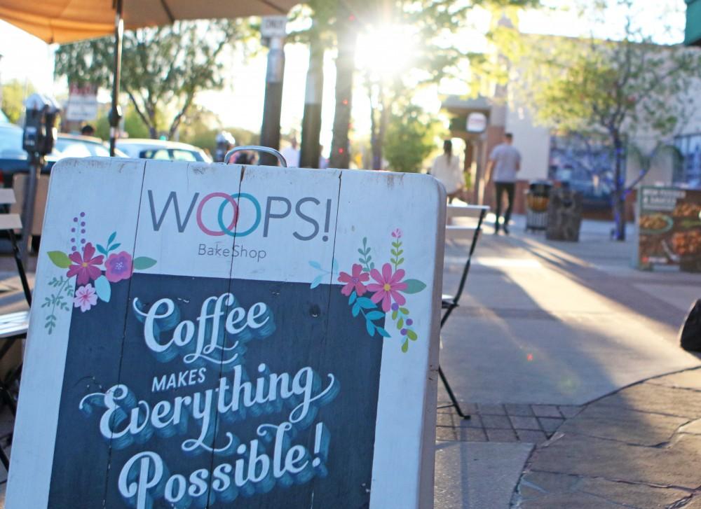 WOOPS! Bakery is located on University Boulevard and sells a variety of drinks and treats, including macaroons, waffles and other pastries. 