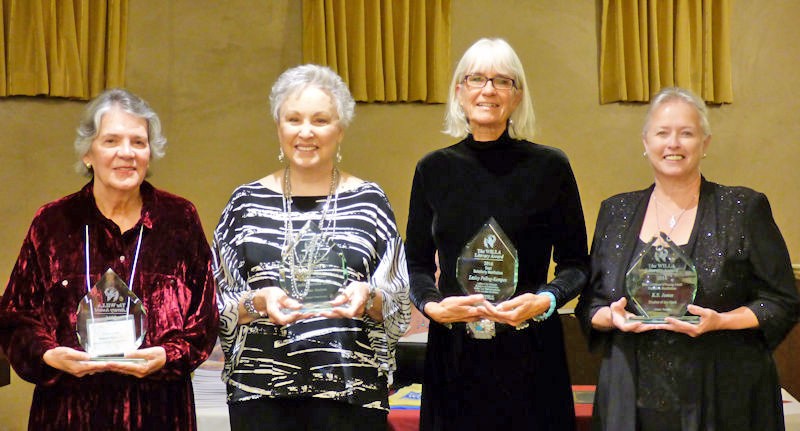 Winners of the WILLA Literary Award at the 2016 Women Writing the West Conference in Santa Fe, New Mexico. Women Writing the West promotes writing about the West, with emphasis on the experiences of western females, according to their website.