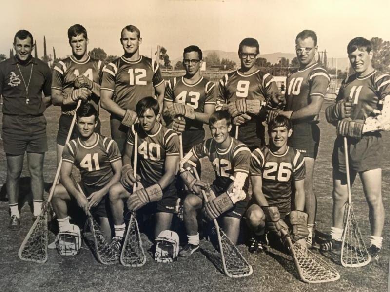 The UA 1968-1969 lacrosse team. During the 2017 Homecoming weekend, many of the players from the 60s revisited the place where they once suited up in red and blue. 