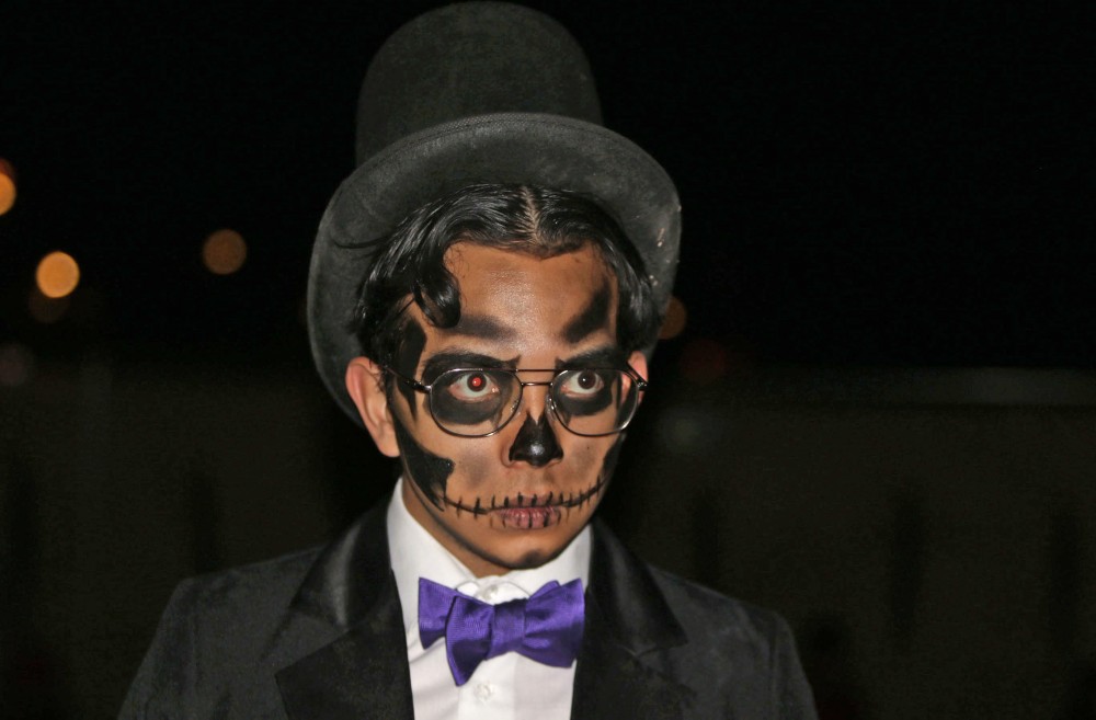  Juan Contreras II dressed up for the annual All Souls Procession in downtown Tucson on Nov. 5. 