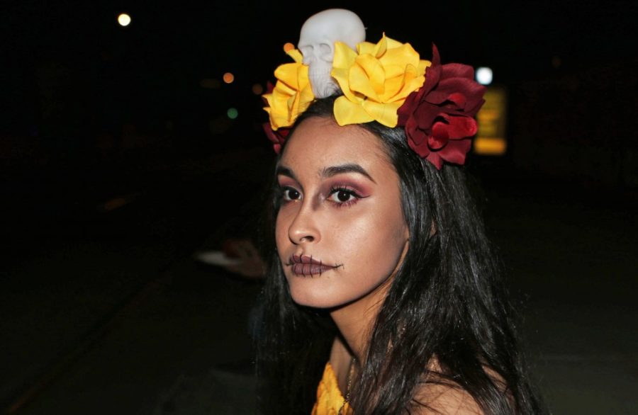 Kimberly Munoz participates in the 2017 All Souls Procession on Nov. 5. 