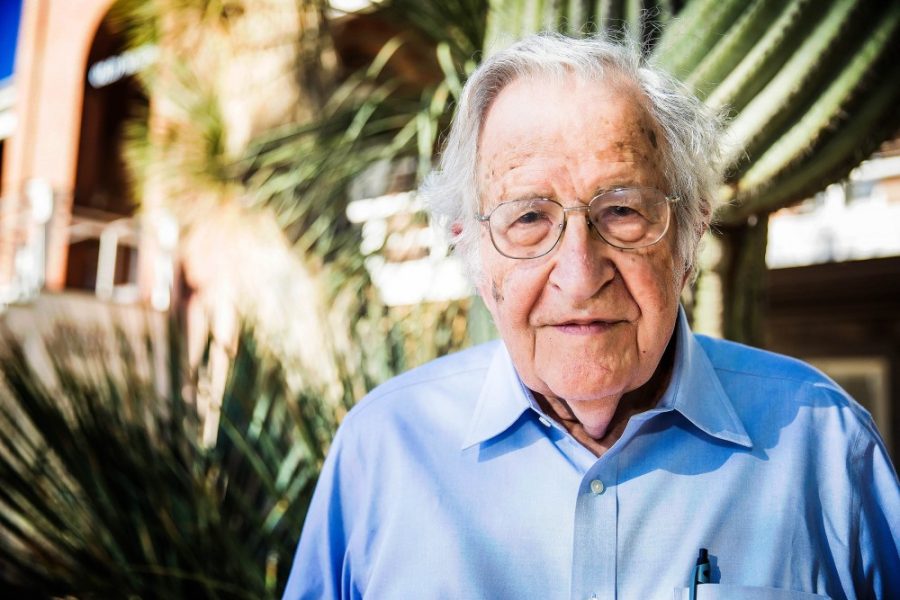 Chomsky receives award at Loft film screening