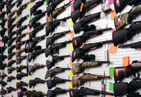 A variety of guns on display at Second Amendment Sports on Pima Street in Tucson, Ariz. Firearm identification, background checks on firearm purchases and background checks on ammunition have proven to reduce gun related fatalities.