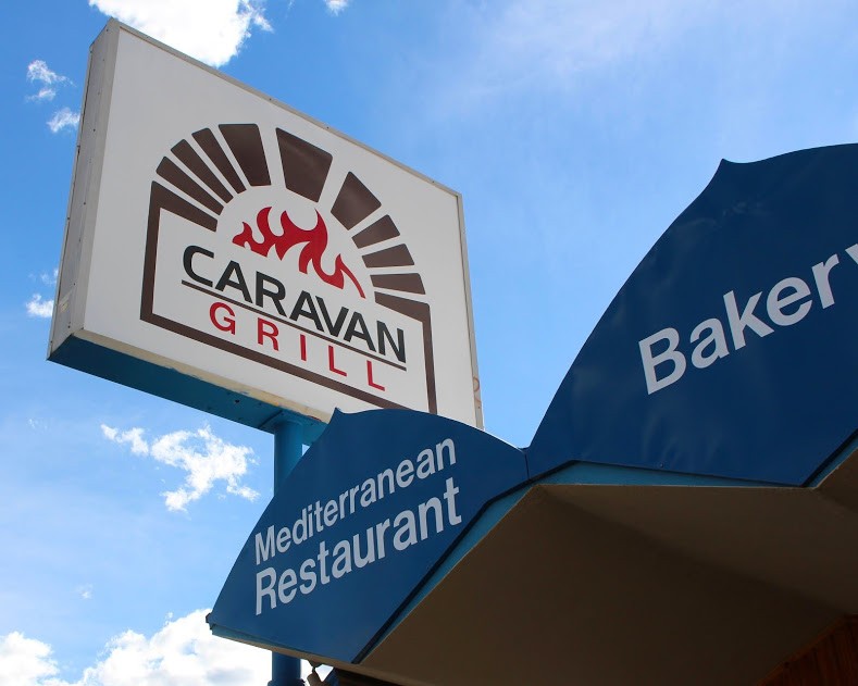 Caravan Grill was opened about two months ago by a Lebanese family. The family also owns a Middle Eastern market next door called Caravan Market. 