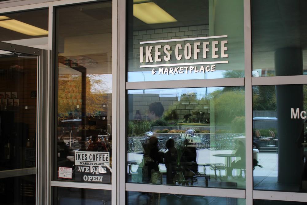 Ike’s Coffee & Marketplace food truck is located right outside the Eller College of Management.
