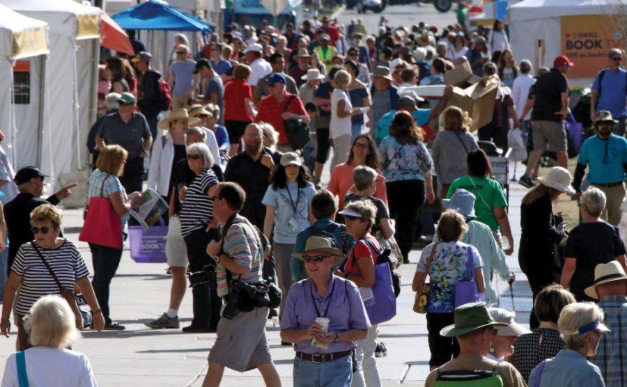 The crowd at the Tucson Festival of Books in 2016.