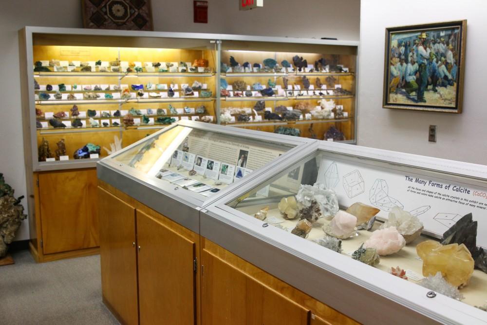 The Mineral Museum, housed in the downstairs basement of the Flandrau Science Center and Planetarium, offers a wide selection of gems and minerals.