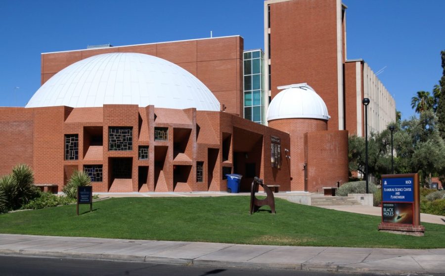 The Flandrau Science Center and Planetarium, located on University and Cherry Ave.