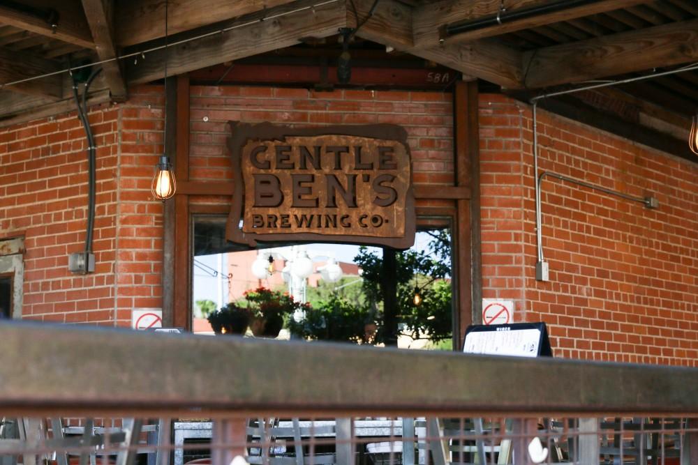 Gentle Ben's Brewing Company is one of the many restaurants along Main Gate Square in Tucson, Ariz.