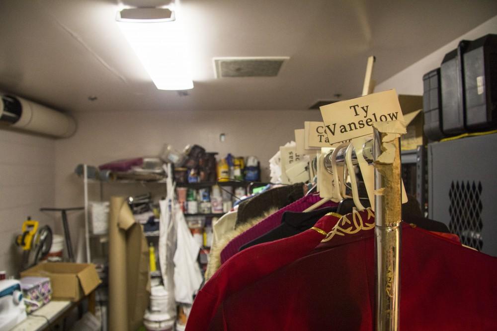 The costume room at Salpointe High School during the Big Fish rehearsal on June 9. 