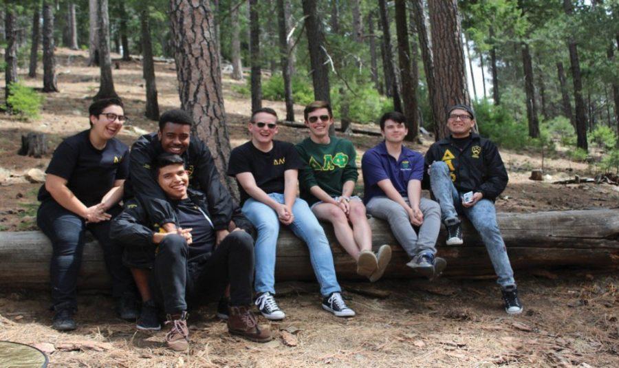 Members of Delta Lambda Phi during a trip to Mount Lemmon in Tucson on March 31.