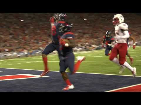 The University of Arizona Wildcats beat the Southern Utah University Thunderbirds 62-31 on Sept. 15, 2018. Heres a breakdown of the top five plays of the game.