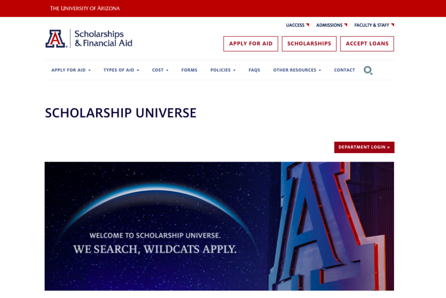This month, a brand new version of the University of Arizona’s Scholarship Universe will be available to all students. 