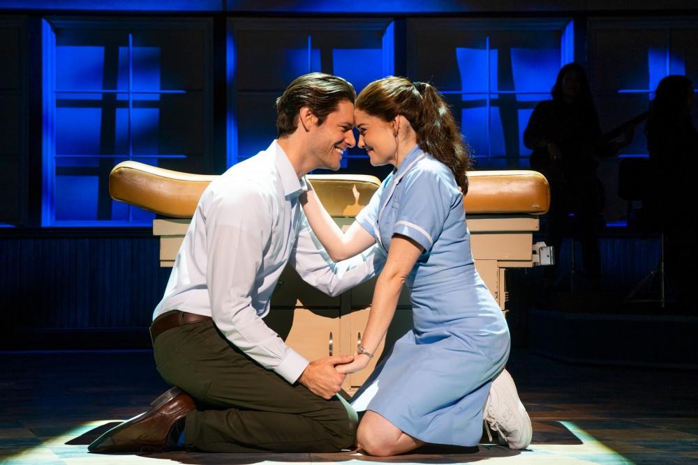 Steven Good and Christine Dwyer in the National Tour of WAITRESS