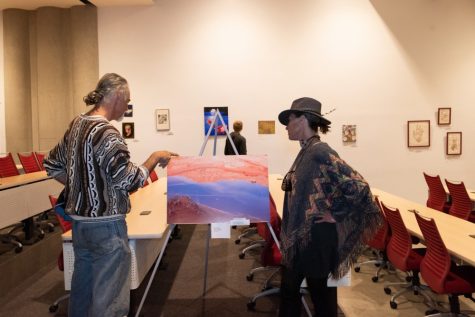 Visitors enjoyed the opening reception of the 5th Annual Symbiosis: An Exhibit of Biological Art. The exhibit runs from January 24th – 27th 2019 at The University of Arizona ENR2 building in room S107.