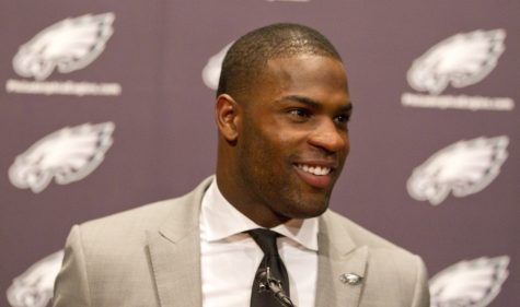 "DeMarco Murray during his press conference on March 12, 2015, in Philadelphia. The former Dallas Cowboy was signed as a free agent running back by the Philadelphia Eagles."