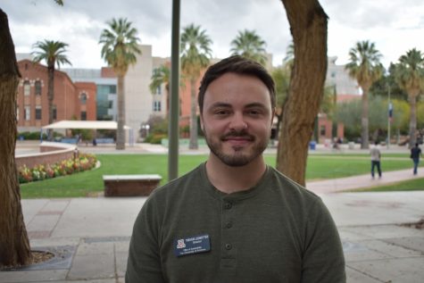Trevor Ledbetter is the director of the office of sustainability at the University of Arizona in Tucson AZ on Friday, February. 15, 2019. Trevor was awarded with the Excellence in Undergraduate research Award by the department of Ecology and Evolutionary Biology.