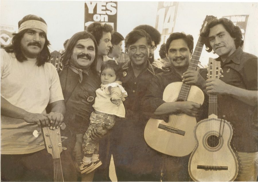 Ramon+Chunky+Sanchez+poses+for+a+photo+with+Cesar+Chavez+in+1972.