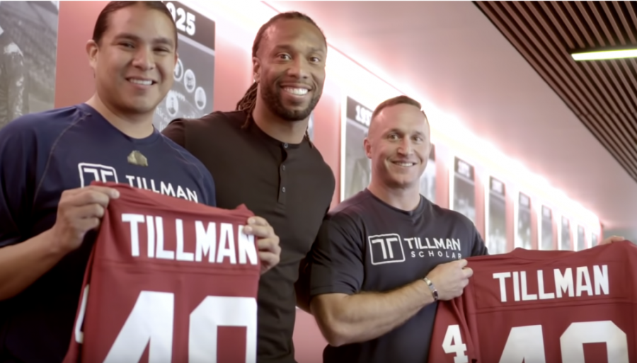 From My Cause My Cleats commercial with Jameson Lopez (left), Larry Fitzgerald (center) and Joseph Wheaton (right).