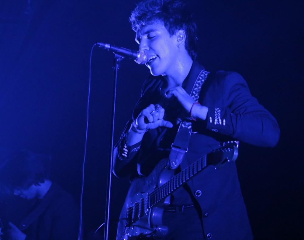The indie rock band Bad Suns perform at the Rialto Theatre on Tuesday, March 12. The lead singer of the band is Christo Bowman. 